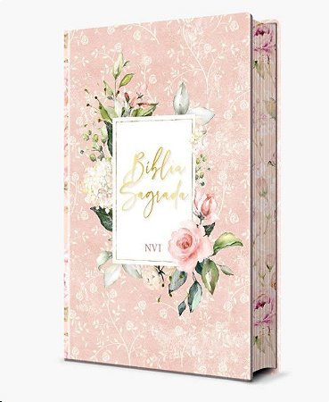 Biblia Sagrada (flores Rosa)