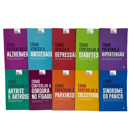 Kit - Coleção Saúde Essencial - com 10 Livros
