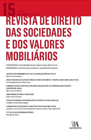 Revista de Direito Soc.val.mobiliarios - 15ed/22
