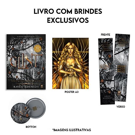 Glint + Brindes: Livro 2 da Serie a Prisioneira Dourada
