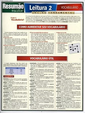 Leitura 2 - Vocabulario