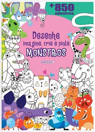 Desenhe, Imagine, Crie e Pinte Monstros