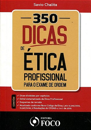 350 Dicas de Etica Profissional para o Exame de Ordem