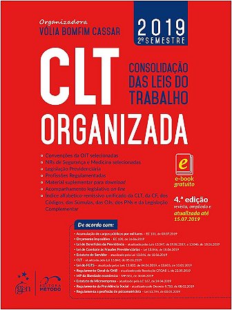Clt Organizada - Consolidacao das Leis do Trabalho
