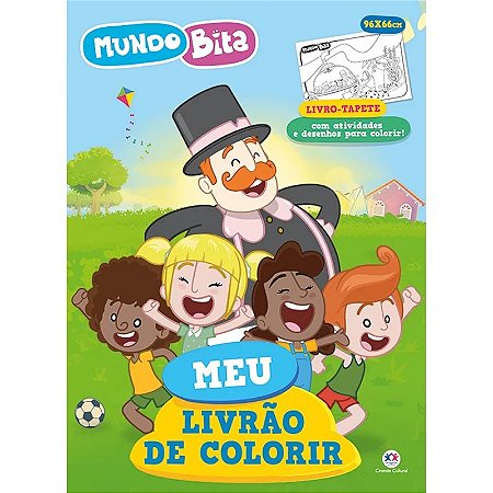 Livro Tapete Mundo Bita - Meu Livrao de Colorir