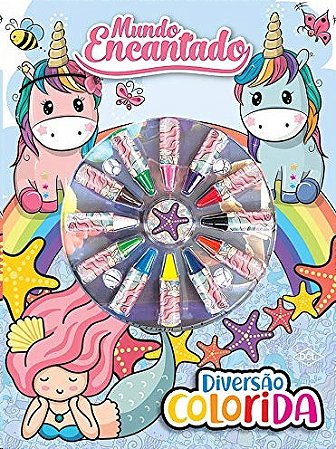 Cores: Mundo Encantado - Unicornios e Sereias