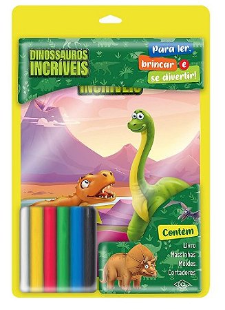 Massinha Divertida: Dinossauros - Blister