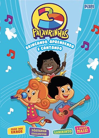 Livrao 3 Palavrinhas: Brincando, Aprendendo e Cantando