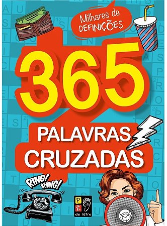 365 Palavras Cruzadas - Capa Azul Claro