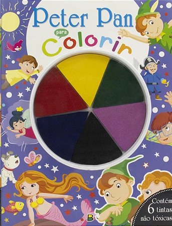 Dedinhos em Acao! Peter Pan para Colorir