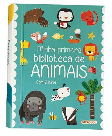 Minha Primeira Biblioteca de Animais: com 6 Livros