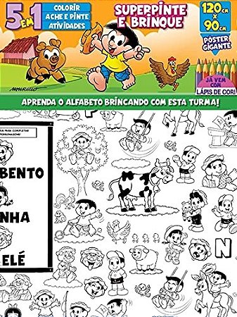 Turma do Chico Bento Super Pinte e Brinque