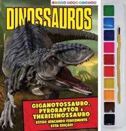 Dinossauros Livro para Pintar com Aquarela