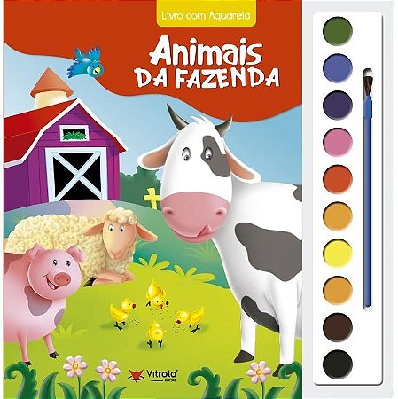 Aquarela - Animais da Fazenda