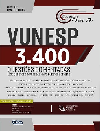Vunesp: 3400 Questoes Comentadas