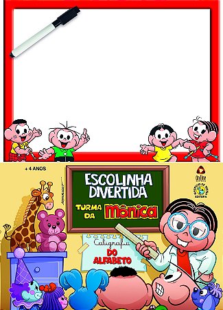 Turma da Monica: Caligrafia do Alfabeto