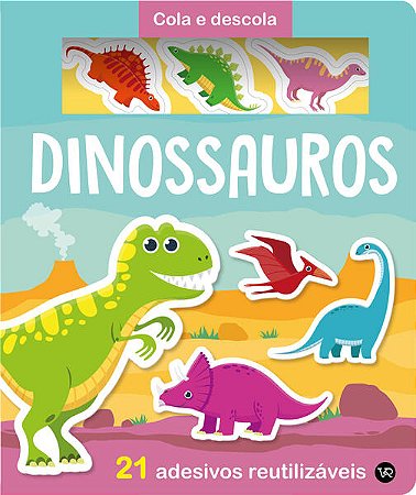 Cola e Descola: Dinossauros