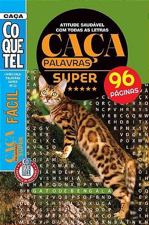 Coquetel - Caça Palavras - Super - Fácil - Lv. 12