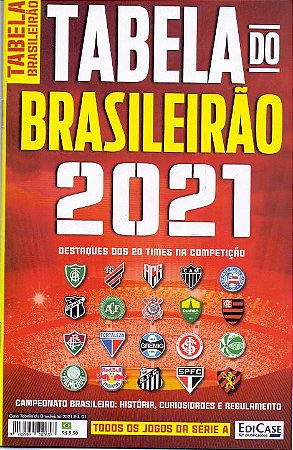 Guia Tabela do Brasileirão 2021 Ed. 01