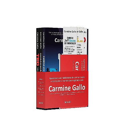 Combo Carmine Gallo: Aprimore Suas Habilidades de Comunicacao e Conquiste O