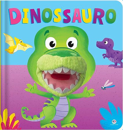 Livro Fantoche Dinossauro