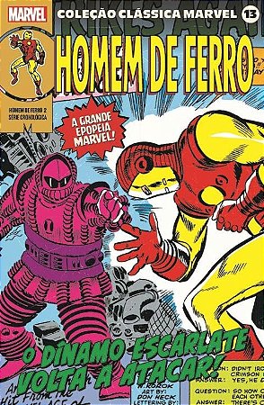 Colecao Classica Marvel - Vol. 13: Homem de Ferro