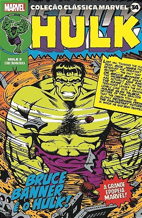 Colecao Classica Marvel Vol. 34 - Hulk Vol.03