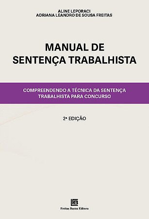 Manual de Sentenca Trabalhista - 02ed/23
