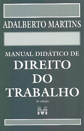 Manual Didatico de Direito do Trabalho