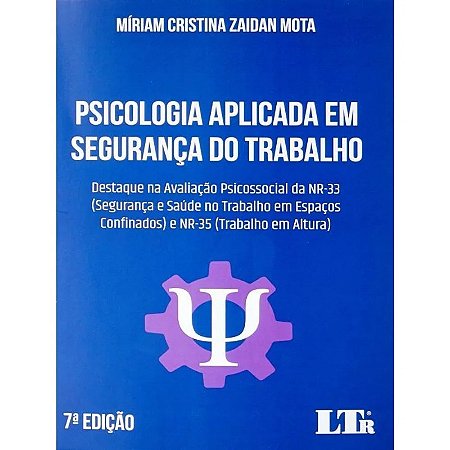 Psicologia Aplicada em Segur. Trabalho - 07ed/22