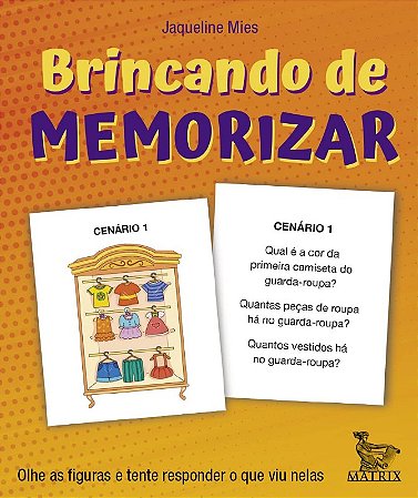 Brincando de Memorizar: Olhe as Figuras e Tente Responder o Que Viu Nelas