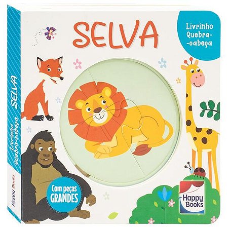 Livrinho Quebra-cabeca - Selva