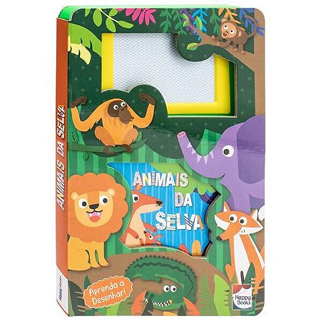 Livro-lousa Magica! Animais da Selva