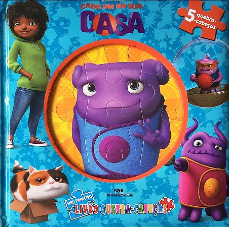 Cada Um na Sua Casa - Meu Primeiro Livro Quebra-cabecas