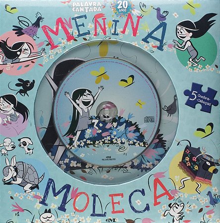 Menina Moleca - Livro Quebra-cabeca com cd