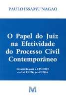 Papel do Juiz na Efetividade do Processo Civil Contemporaneo