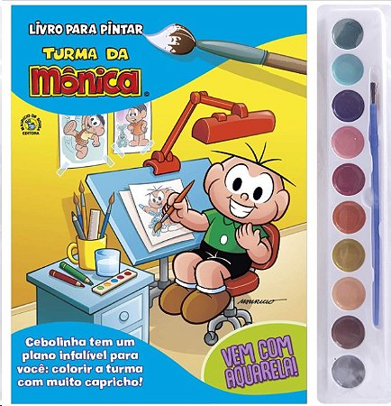Turma da Monica - Livro para Pintar - Cebolinha