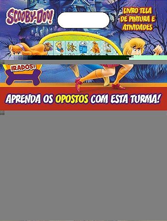 Scooby Doo Livro Tela de Pintura e Atividades