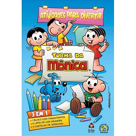 Turma da Monica Atividades para Divertir
