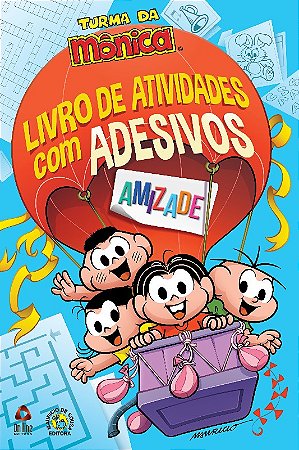 Turma da Monica Livro de Atividades com Adesivos Amizade