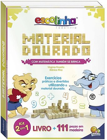 Com Matematica Tambem se Brinca: Material Dourado, a Capa Pode Variar