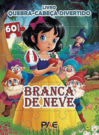 Livro Quebra-cabeca Divertido: Branca de Neve - 60 Pecas
