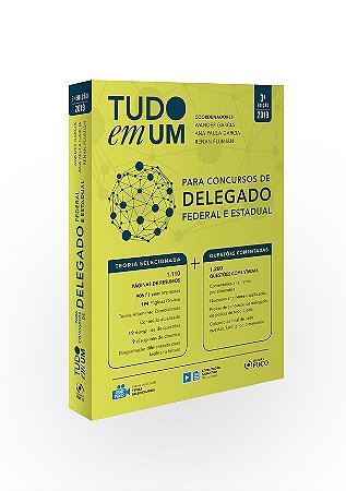 Tudo em Um para Concursos de Delegado - Federal e Estadual