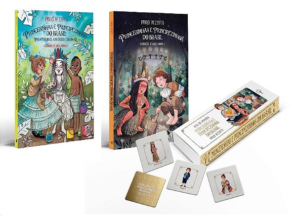 Kit Princesinhas e Principezinhos do Brasil - Livro Texto e Livro para Colo