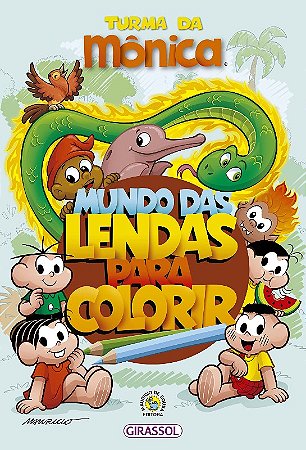 Turma da Monica - Mundo das Lendas para Colorir