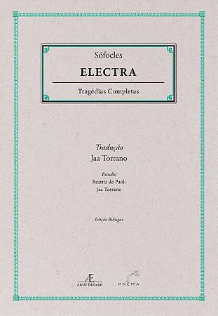 Electra: Tragedias Completas