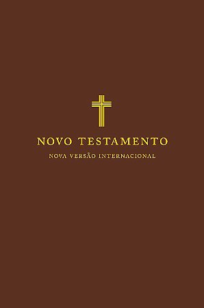 Novo Testamento - Nvi, Couro Soft, Cruz Marrom, Leitura Perfeita
