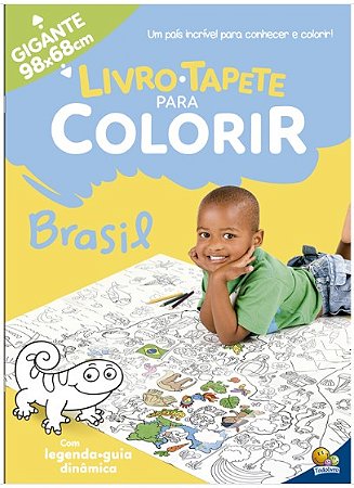 Livro-tapete para Colorir: Brasil