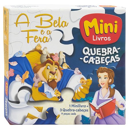 Mini Livros Princesas: a Bela e a Fera
