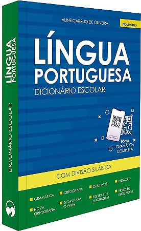 Dicionario Escolar - Lingua Portuguesa - com Divisao Silabica